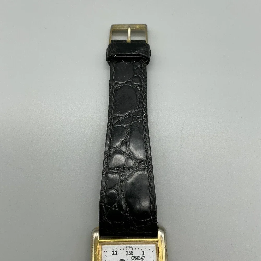 Vintage Bradley Mickey Mouse Womens Watch 24mm Manual Wind Not Running For Parts